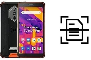 Digitalize documentos em um Blackview BV6600 Pro