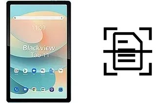 Digitalize documentos em um Blackview Tab 11