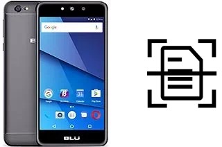 Digitalize documentos em um BLU Grand XL