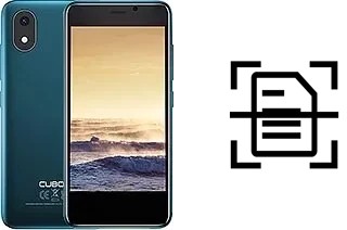 Digitalize documentos em um Cubot J20