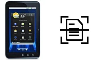 Digitalize documentos em um Dell Streak 7 Wi-Fi