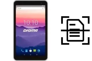 Digitalize documentos em um Digma Optima 7018N 4G