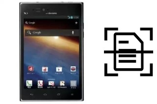 Digitalize documentos em um DoCoMo L-06D
