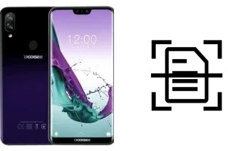 Digitalize documentos em um Doogee N90