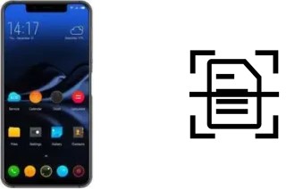 Digitalize documentos em um Elephone A4