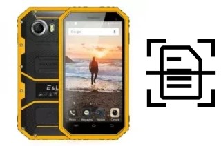 Digitalize documentos em um Elong Mobile EL W6S
