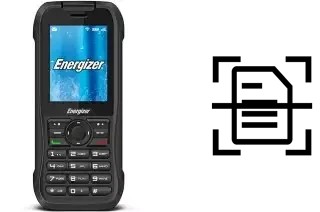 Digitalize documentos em um Energizer Hardcase H240S