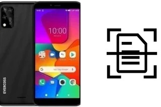 Digitalize documentos em um Evercoss M6