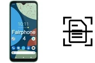 Digitalize documentos em um Fairphone 4