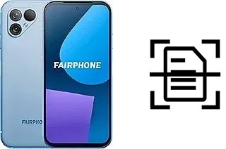 Digitalize documentos em um Fairphone 5