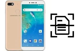 Digitalize documentos em um General Mobile GM 9 Go