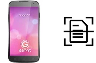 Digitalize documentos em um Gigabyte GSmart Saga S3