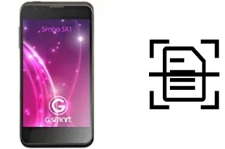 Digitalize documentos em um Gigabyte GSmart Simba SX1