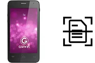 Digitalize documentos em um Gigabyte GSmart T4