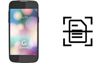 Digitalize documentos em um Gigabyte GSmart Rey R3