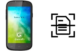 Digitalize documentos em um Gigabyte GSmart Tuku T2