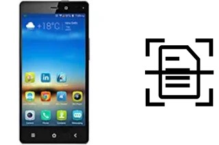 Digitalize documentos em um Gionee Elife E6