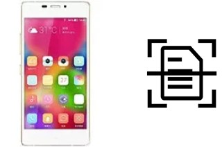 Digitalize documentos em um Gionee Elife S5.1