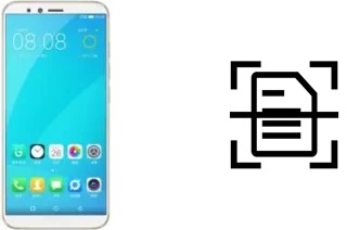 Digitalize documentos em um Gionee F6