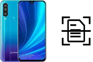 Digitalize documentos em um Gionee K6