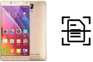 Digitalize documentos em um Gionee Marathon M5 Plus