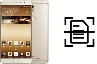 Digitalize documentos em um Gionee M6 Plus