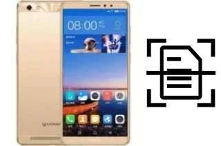 Digitalize documentos em um Gionee M7 Mini