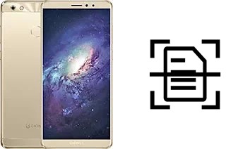 Digitalize documentos em um Gionee M7 Power