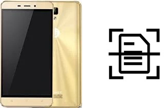 Digitalize documentos em um Gionee P7 Max