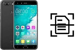 Digitalize documentos em um Gionee S10