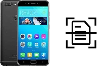 Digitalize documentos em um Gionee S10B