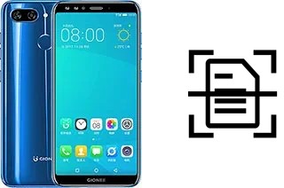 Digitalize documentos em um Gionee S11