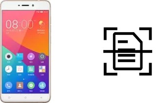 Digitalize documentos em um Gionee S5