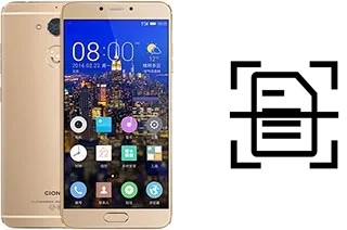 Digitalize documentos em um Gionee S6 Pro