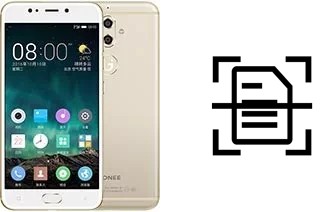 Digitalize documentos em um Gionee S9