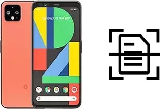 Digitalize documentos em um Google Pixel 4