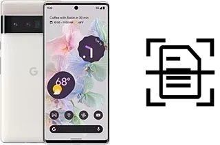 Digitalize documentos em um Google Pixel 6 Pro