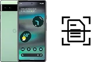 Digitalize documentos em um Google Pixel 6a
