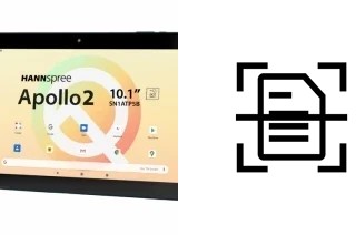Digitalize documentos em um HANNspree Pad 10.1 Apollo 2