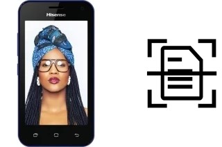 Digitalize documentos em um HiSense U605
