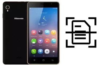 Digitalize documentos em um HiSense U972