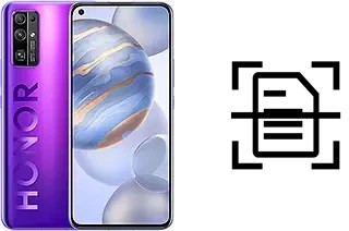 Digitalize documentos em um Honor 30