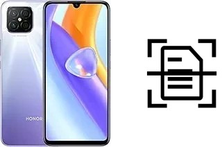 Digitalize documentos em um Honor Play5 5G