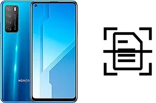 Digitalize documentos em um Honor Play4