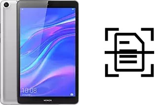 Digitalize documentos em um Honor Tab 5