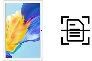 Digitalize documentos em um Honor Tab 7
