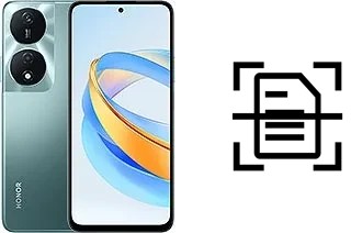 Digitalize documentos em um Honor X7b 5G (50 MP)