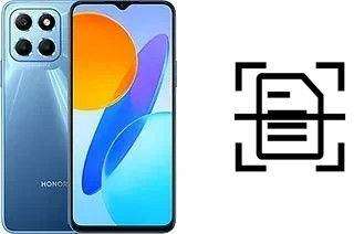 Digitalize documentos em um Honor X8 5G