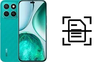 Digitalize documentos em um Honor X8c