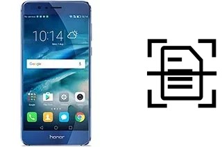 Digitalize documentos em um Honor 8